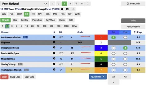 horse racing exacta payout calculator|horse betting exacta calculator.